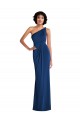 Wholesale Royal Blue Sheath One Shoulder Long Prom Dress Canada