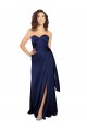 Wholesale Sapphire A-Line Strapless Long Prom Dress Canada