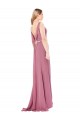 Wholesale Low Back Sheath High Neck Long Prom Dress Canada