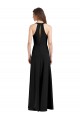 Wholesale Black Sheath High Neck Long Prom Dress Canada