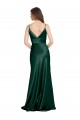 Wholesale V-Back Hunter Sheath High Neck Long Prom Dress Canada