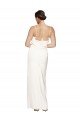 Wholesale Low Back Ivory Sheath High Neck Long Prom Dress Canada