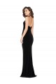 Wholesale Low Back Black Sheath High Neck Long Prom Dress Canada