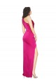 Wholesale Fuchsia Sheath One Shoulder Long Prom Dress Canada