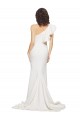 Wholesale Ivory Sheath One Shoulder Sweep Train Stretch Crepe Prom Dress Canada