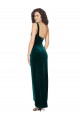 Wholesale Low Back Dark Green Sheath One Shoulder Long High Low Prom Dress Canada