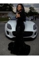 Wholesale Black Sheath One Shoulder Sweep Train Prom Dress Canada