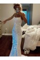Wholesale Sheath Spaghetti Straps Sweep Train Prom Dress Canada