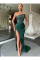 Wholesale Sheath Strapless Sweep Train Prom Dress Canada