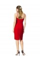 Wholesale Red Sheath Sweetheart Cocktail Length Prom Dress Canada