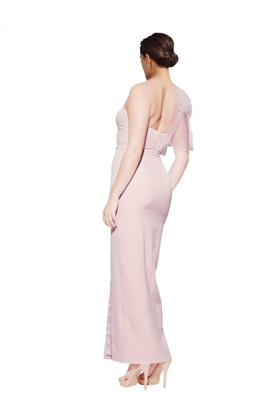 Wholesale Low Back Pink Sheath Sweetheart Long Prom Dress Canada