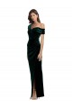 Wholesale Dark Green Sheath Sweetheart Long High Low Prom Dress Canada