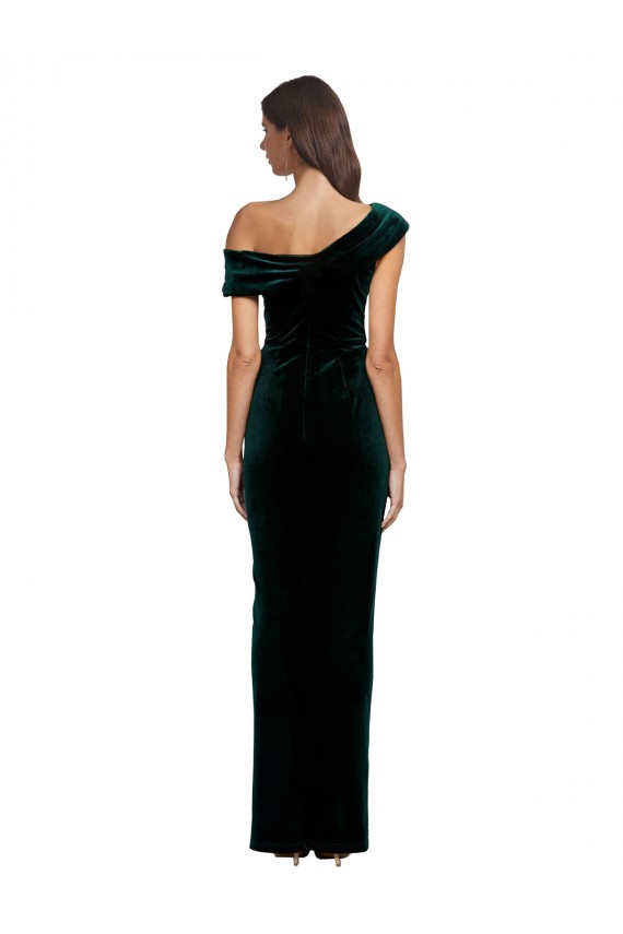 Wholesale Dark Green Sheath Sweetheart Long High Low Prom Dress Canada