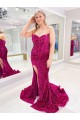 Wholesale Sheath Sweetheart Sweep Train Prom Dress Canada