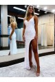 Wholesale Sheath V-Neck Long Prom Dress Canada