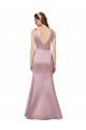 Wholesale V-Back Burgundy Sheath V-Neck Long Prom Dress Canada