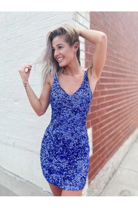 Wholesale Sheath V-Neck Short Prom Dress Canada
