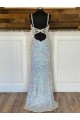 Wholesale Sheath V-Neck Sweep Train Prom Dress Canada