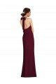 Wholesale Open Back Burgundy Gold Trumpet Halter Neck Long Prom Dress Canada