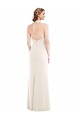 Wholesale Low Back Ivory Trumpet Halter Neck Long Prom Dress Canada
