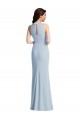Wholesale Light Sky Blue Trumpet Halter Neck Long Prom Dress Canada