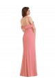 Wholesale Low Back Hot Pink Trumpet One Shoulder Long Prom Dress Canada