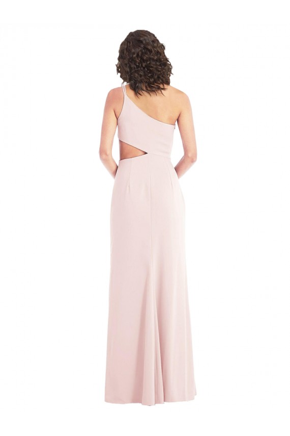 Wholesale Pink Trumpet One Shoulder Long Prom Dress Canada