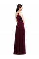 Wholesale Burgundy Trumpet One Shoulder Long Black Tie Prom Dress / Prom Dress Canada
