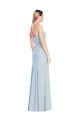 Wholesale Light Sky Blue Trumpet Sweetheart Long Stretch Crepe Prom Dress Canada