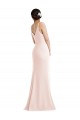 Wholesale V-Back Pink Trumpet V-Neck Long Prom Dress Canada
